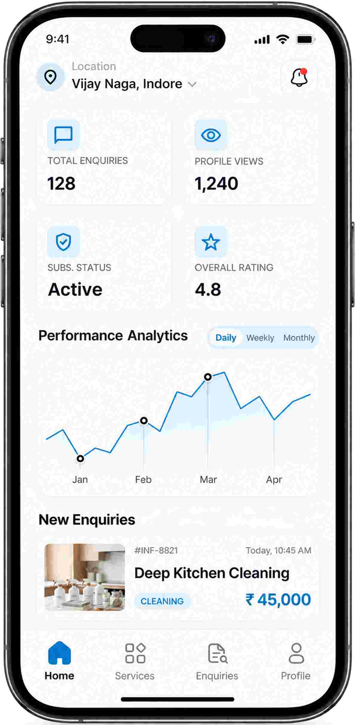 Infra Sathi Vendor App